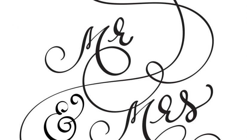 hand-drawn-calligraphy-mr-and-mrs-text-lettering-vector-illustration-eps10